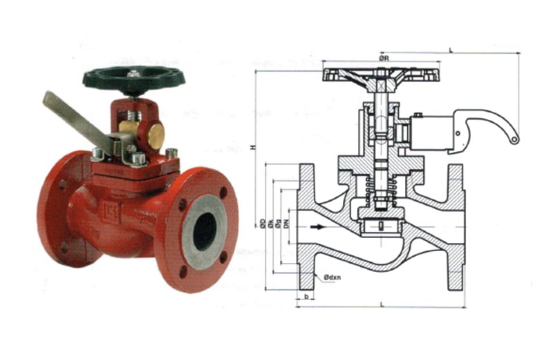 Ani Kapama Vanası (Düz Tip)